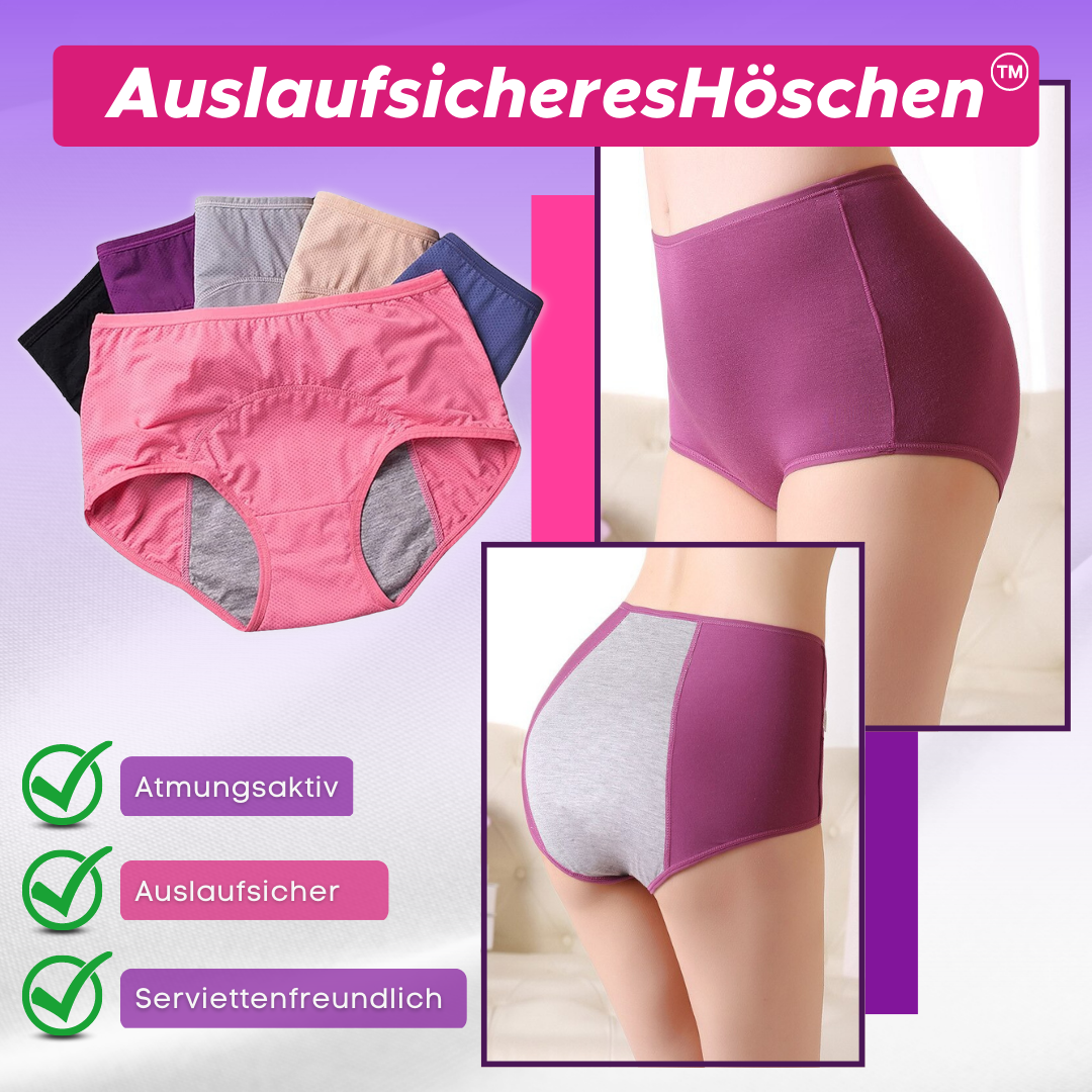 AuslaufsicheresHöschen™ - Halten Sie Ihre Unterwäsche den ganzen Tag über trocken!