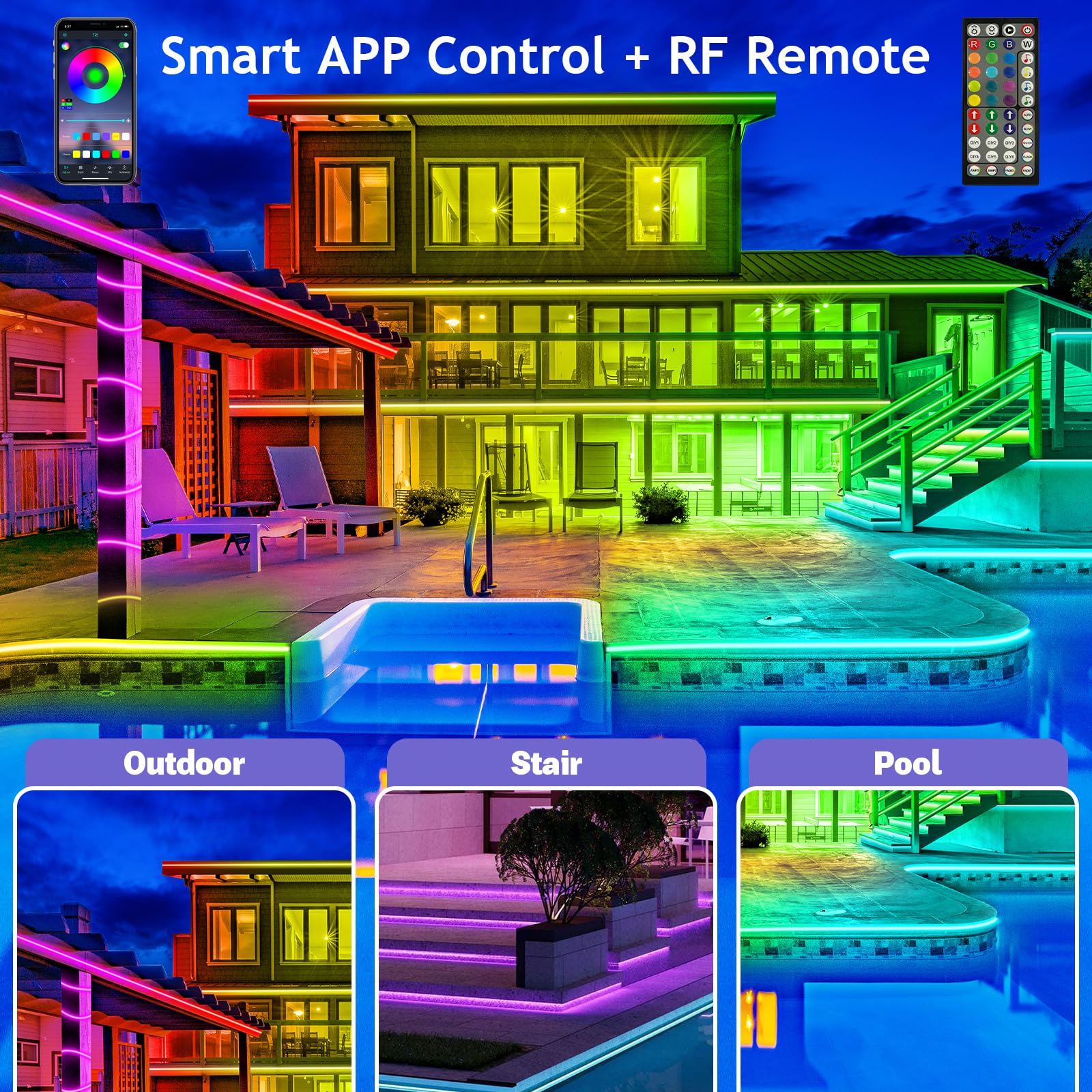 VividBeam™ | Smart WiFi Dauerhafte Außenleuchten